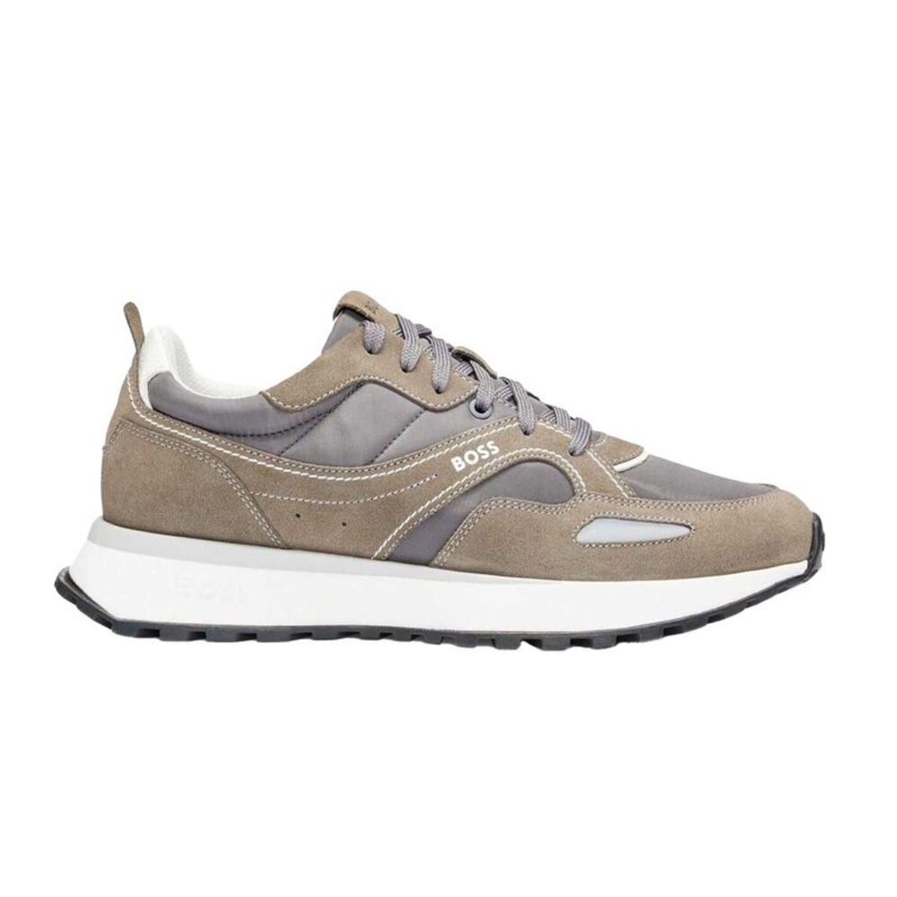 Boss Mens Jonah Suede Sneakers / Gray